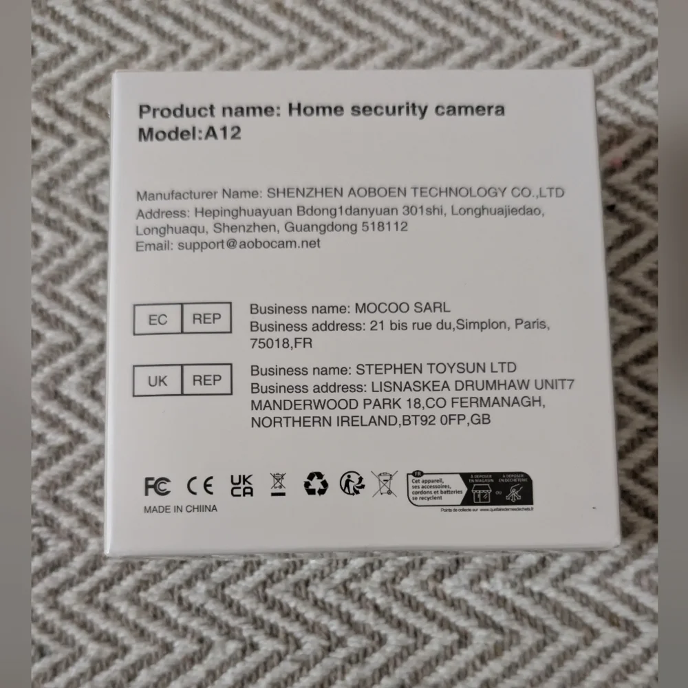 A12 Black Security Webcam - Picture 3 of 7